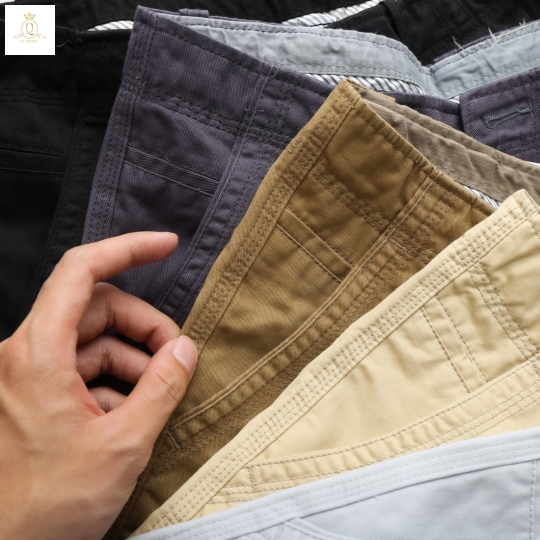 QUẦN SHORT NAM KAKI COTTON CAO CẤP ĐẸP VẢI DÀY DẶN, MỀM MỊN, THOÁNG KHÍ, ÍT NHĂN VÀ CÓ ĐỘ THẤM HÚT