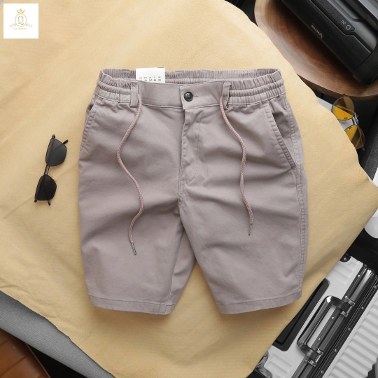 QUẦN SHORT NAM KAKI LƯNG THUN DÂY RÚT CAO CẤP VẢI CO GIÃN, PHONG CÁCH TRẺ TRUNG VÀ NĂNG ĐỘNG