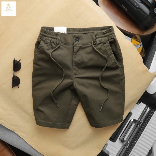 QUẦN SHORT NAM KAKI LƯNG THUN DÂY RÚT CAO CẤP VẢI CO GIÃN, PHONG CÁCH TRẺ TRUNG VÀ NĂNG ĐỘNG