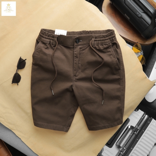 QUẦN SHORT NAM KAKI LƯNG THUN DÂY RÚT CAO CẤP VẢI CO GIÃN, PHONG CÁCH TRẺ TRUNG VÀ NĂNG ĐỘNG