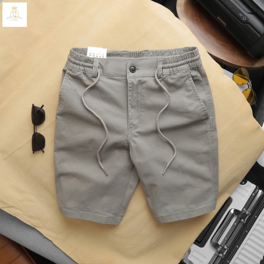 QUẦN SHORT NAM KAKI LƯNG THUN DÂY RÚT CAO CẤP VẢI CO GIÃN, PHONG CÁCH TRẺ TRUNG VÀ NĂNG ĐỘNG