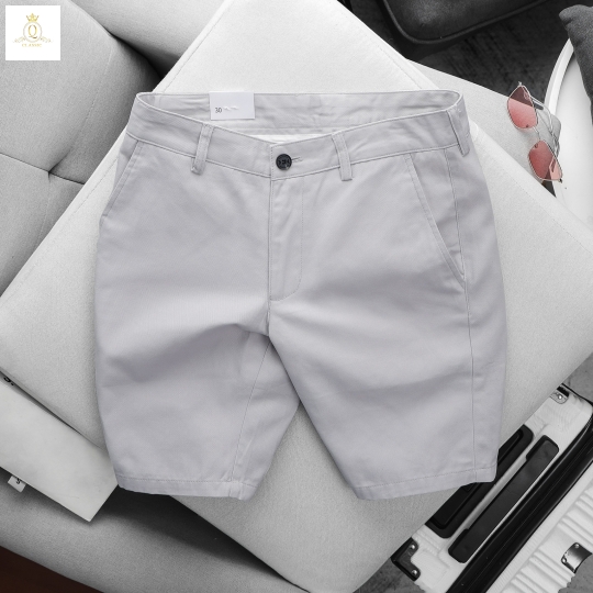 Quần short dây kéo giãn vải Hàn Quốc