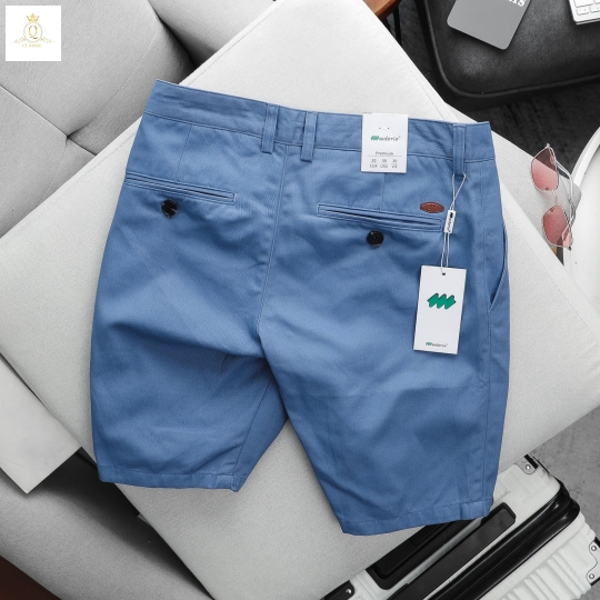 Quần short dây kéo giãn vải Hàn Quốc