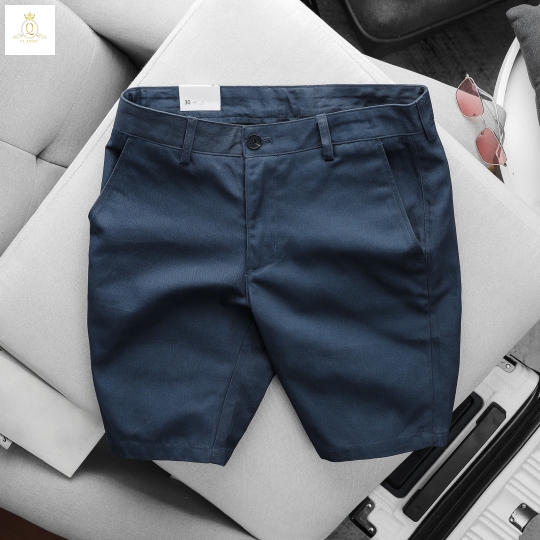 Quần short dây kéo giãn vải Hàn Quốc