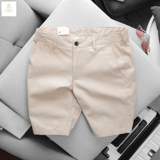 Quần short dây kéo giãn vải Hàn Quốc