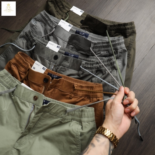 Quần jogger nam dây rút vải cao cấp Hàn Quốc