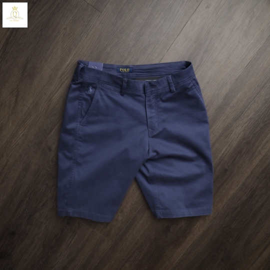 Quần short kaki dây kéo phong cách