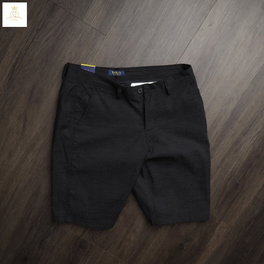 Quần short kaki dây kéo phong cách