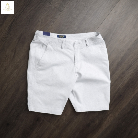 Quần short kaki dây kéo phong cách