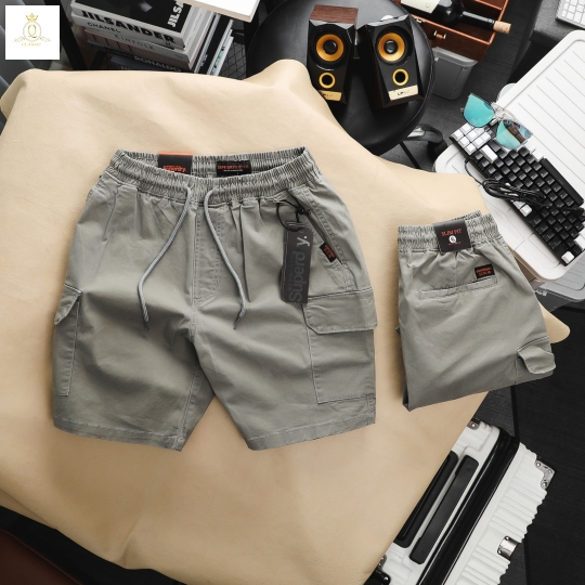 Quần Ngố Hộp Kaki Nam