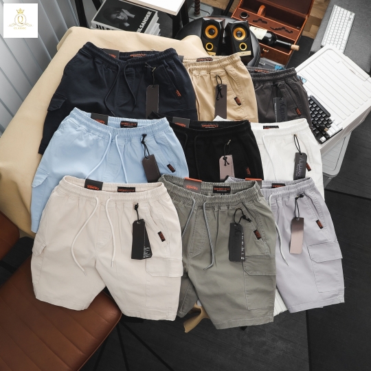Quần Ngố Hộp Kaki Nam