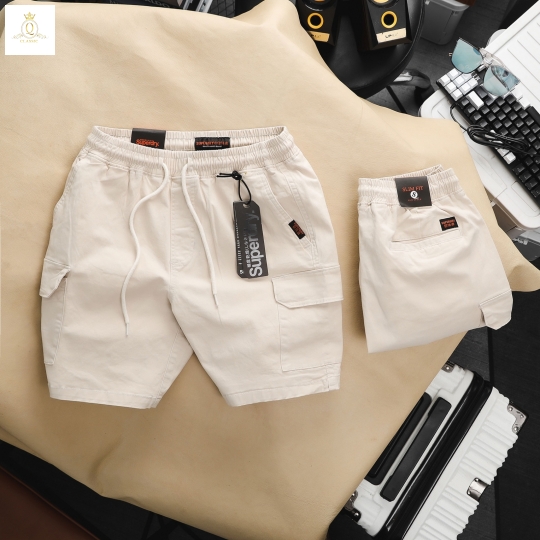 Quần Ngố Hộp Kaki Nam