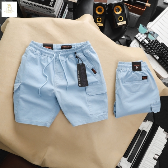 Quần Ngố Hộp Kaki Nam